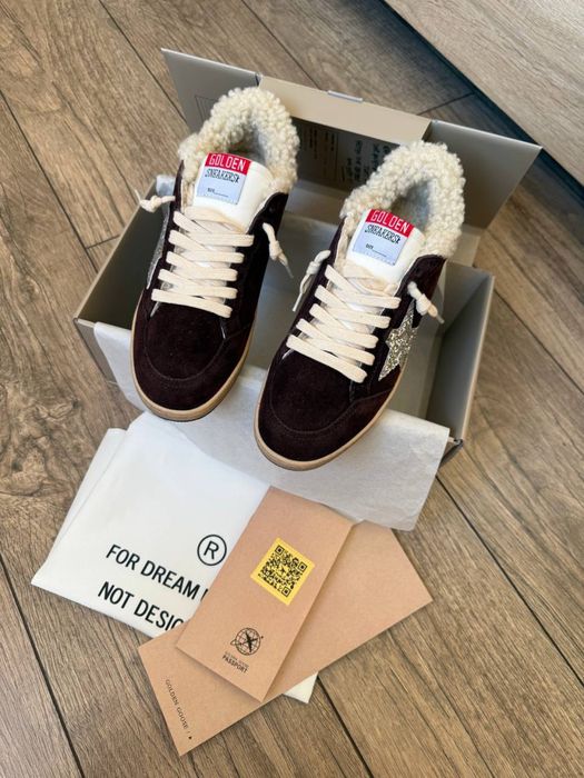 кеди зимові теплі кросівки жіночі ggdb golden goos голден гус замшеві