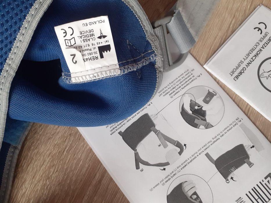 Orteza kończyny górnej temblak łokieć