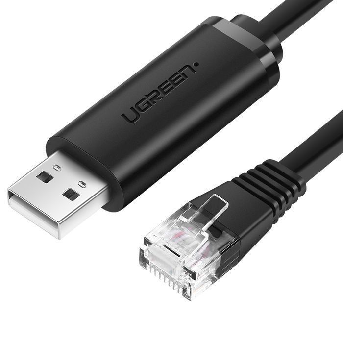 Kabel Konsolowy Ugreen Cm204, Usb - Rj45 Do Urządzeń Sieciowych, 1.5M