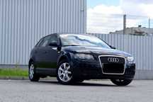 Audi A3 Sportback Lift*Black*1.6Mpi (102km)*5-Drzwi*Ac*Alu*BezRdzy/Org.Lakier*Hak*2008