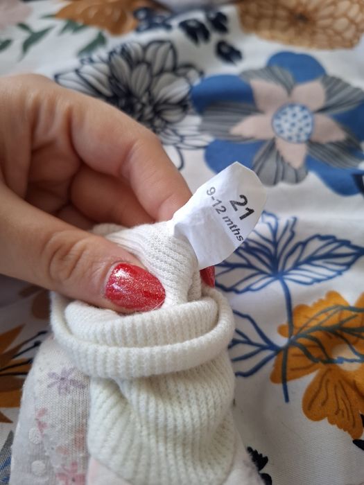 16 par skarpetek dla dziewczynki rozmiar 0-14