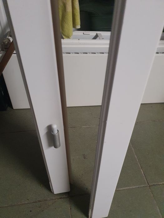 Drzwi szklane do przedpokoju łazienki