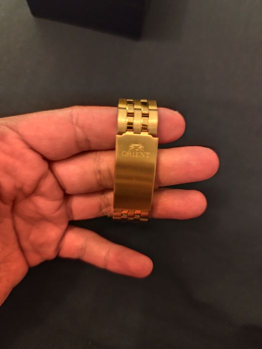 Orient Automático 3 Estrelas – Dourado & Preto | Novo, Raríssimo, c/ G
