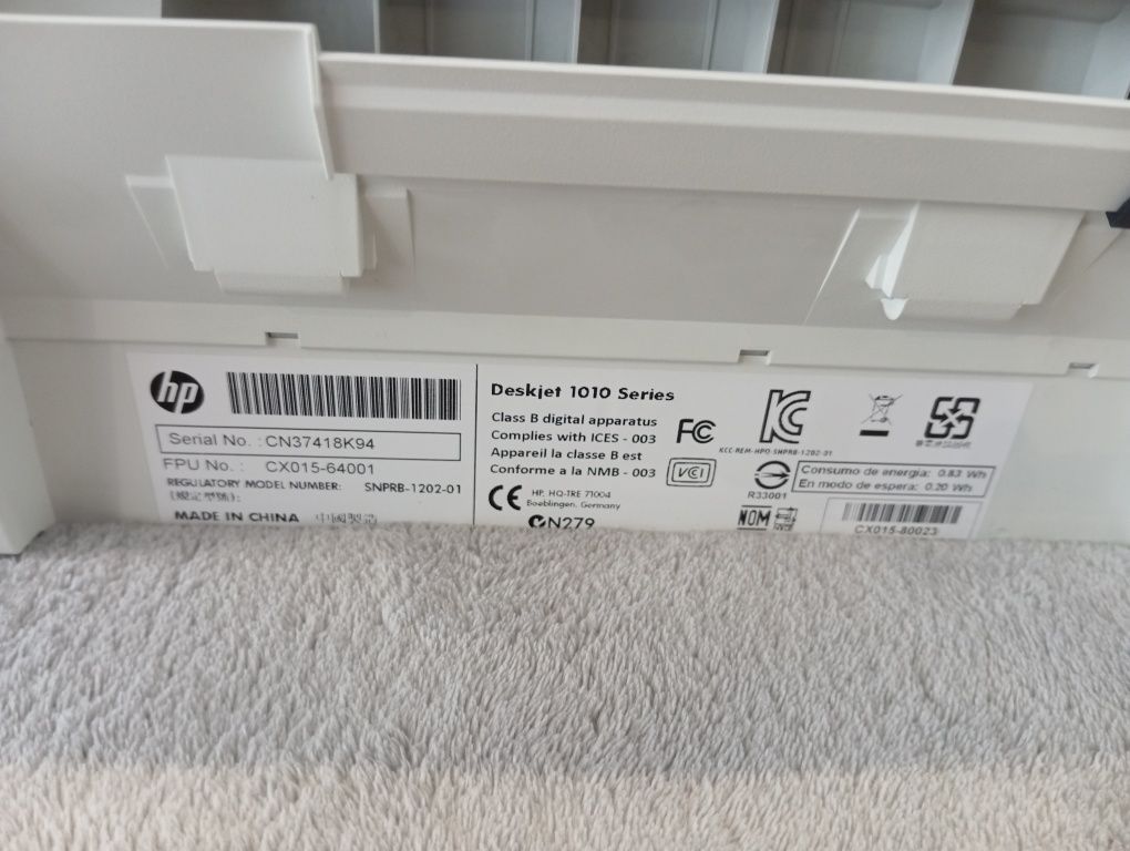 Drukarka Hp 1010