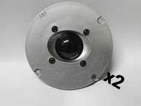 2x wysoki ton wysokotonowy głośnik syk Tweeter kopułka 10cm 6-8ohm