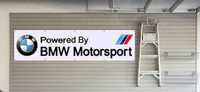 Baner plandeka BMW Motorsport 150x60cm garaż warsztat mpower