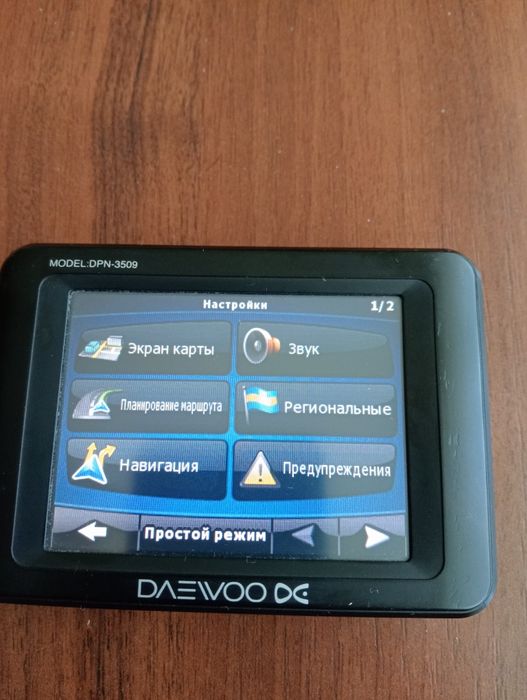 GPS навігатор DAEWOO -3509.