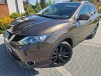 Nissan Qashqai 1.6 dCi Tekna Full Opcja ! Kamery 360 Navi Skóra BLIS Serwis 1-Właśc !