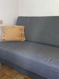 Sofa rozkladana 180x120x90 szara