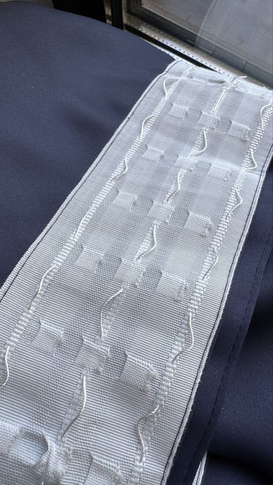 Шторы новые темно-синие