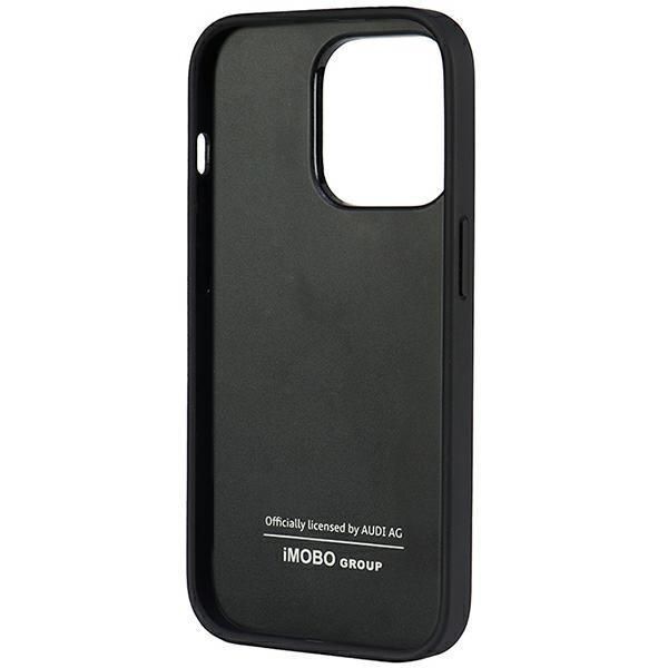 Etui Audi Genuine Leather do iPhone 14 Pro, Czarne