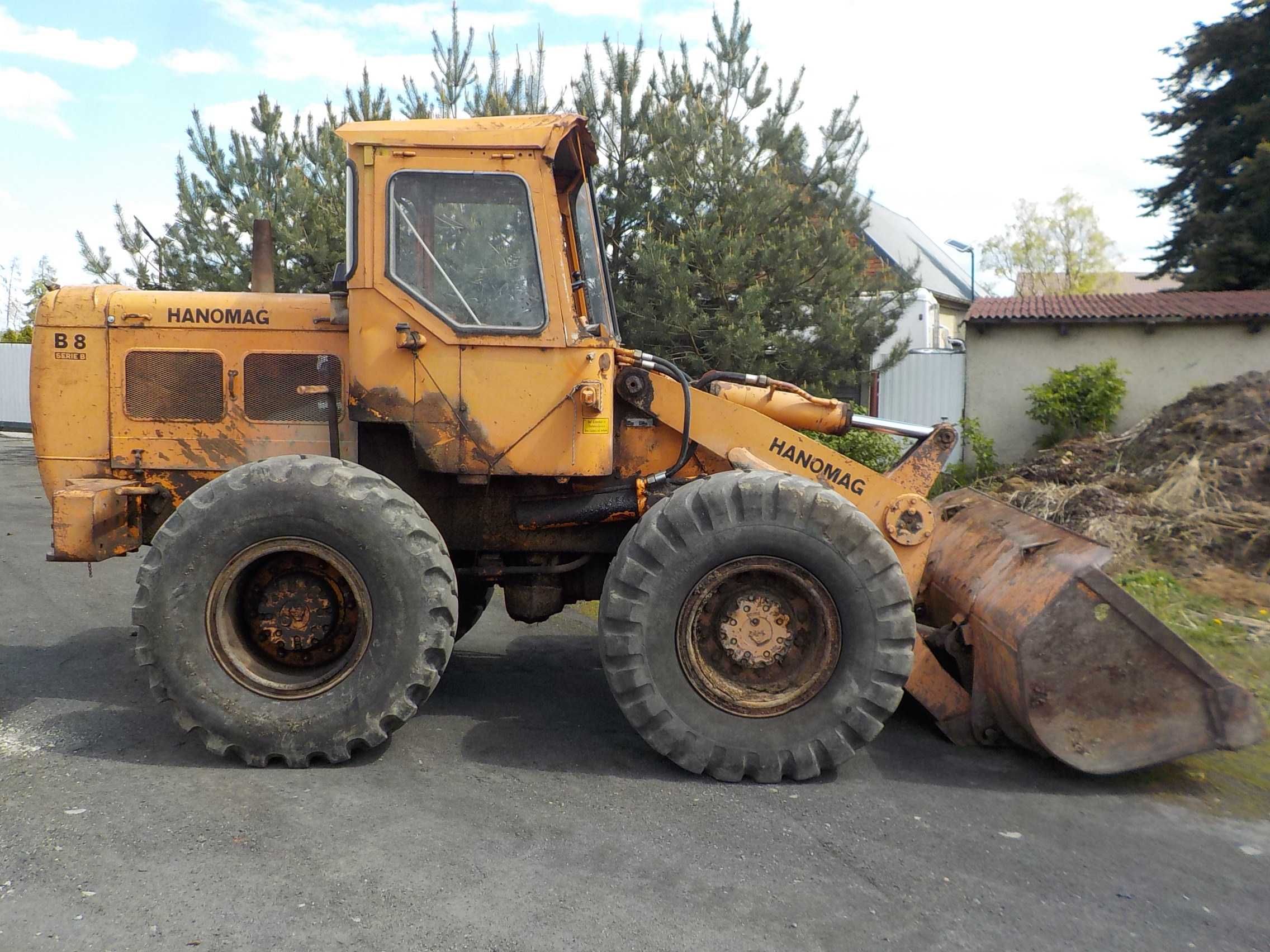 Ładowarka kołowa Hanomag B 8 fadroma 4x4 kompletna oryginalna