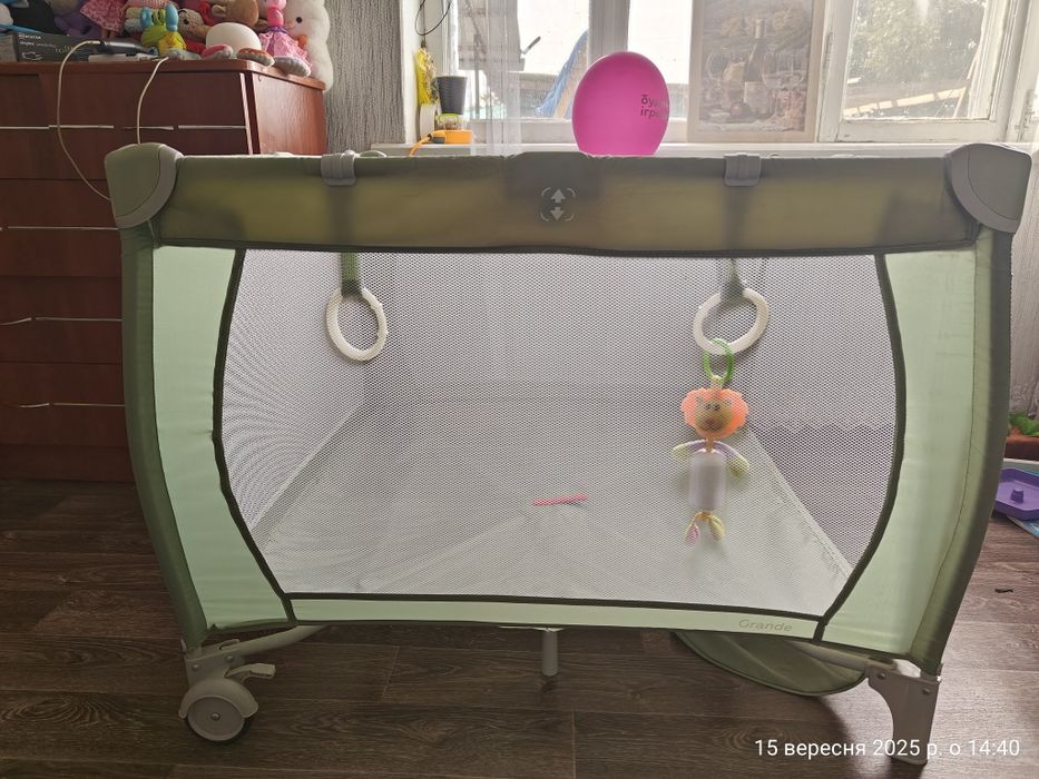 Дитячий манеж CARRELLO Grande CRL-11504/1 Mint Green