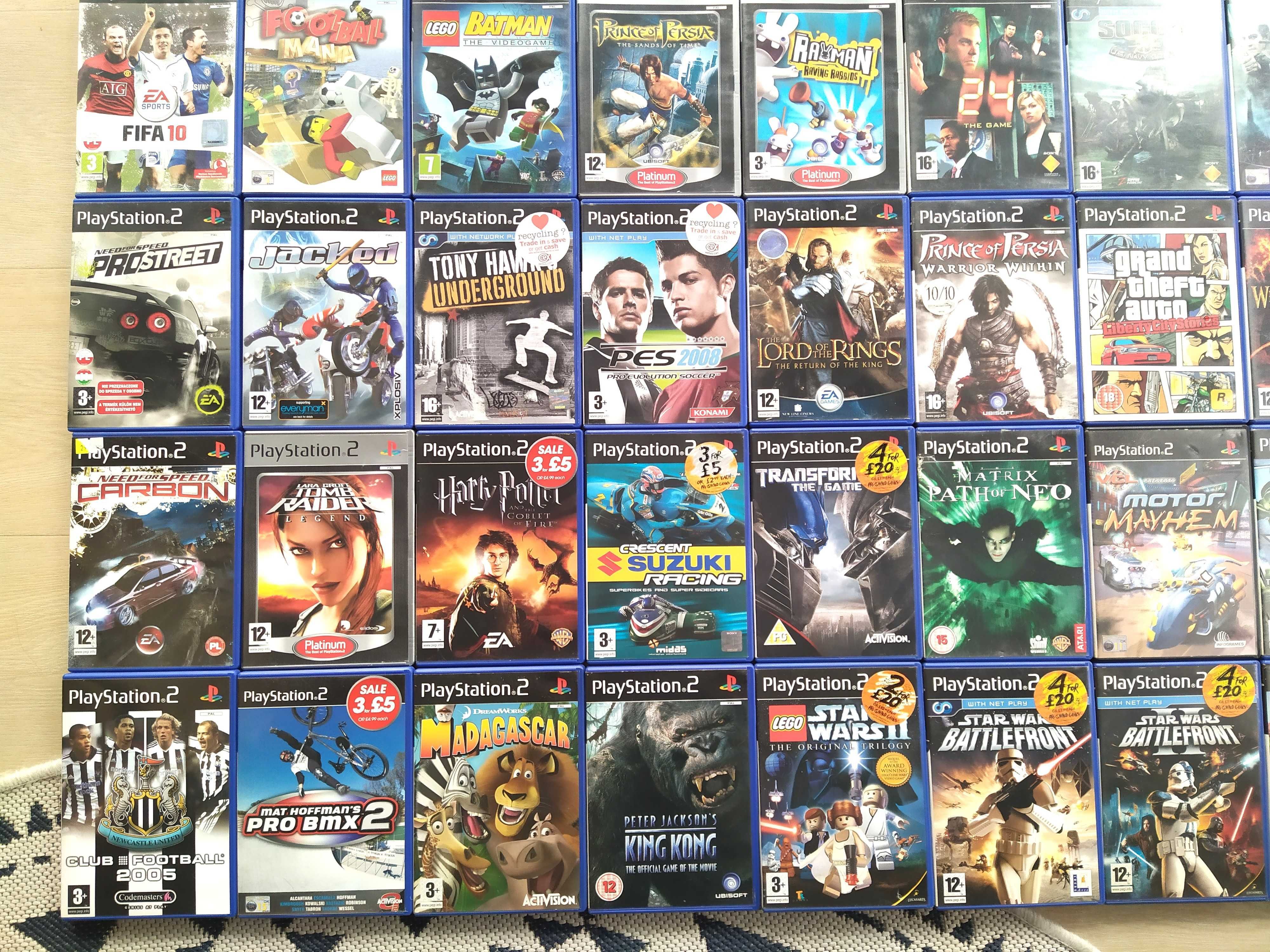 GRY PS2 God of War Harry Potter Need for Speed Spiderman FIFA LEGO GTA