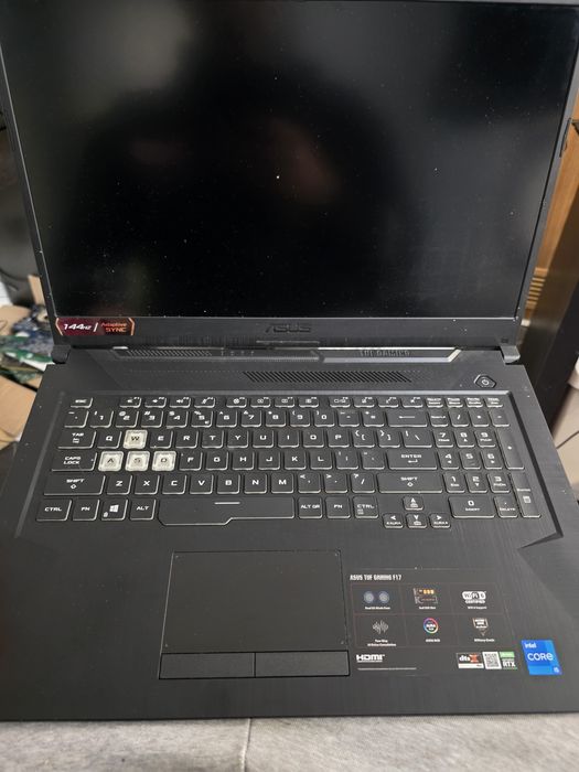 Asus TUF FX706HCB. I5-11400 RTX 3050 - uszkodzony 

LAPTOP ASUS TUF