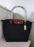 LONGCHAMP Nowa torebka/ shopperka roz L  Kolor GRANATOWY