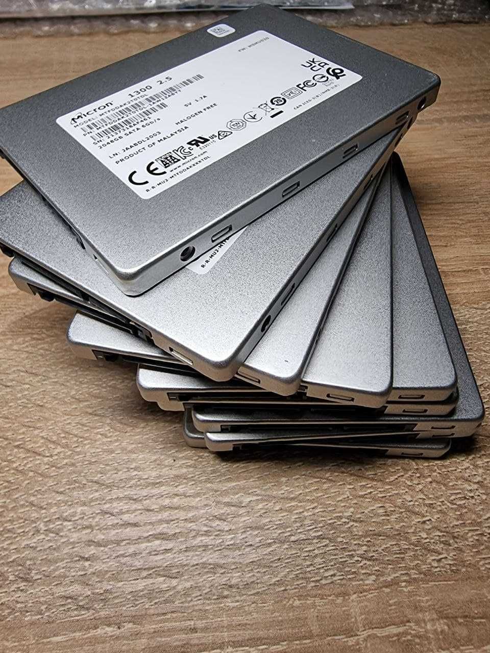 Накопичувач SSD диск SSD 2,5" 2TB Micron 1300 об'єм 2Tb  Роздріб/Гурт