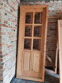Drzwi drewniane recznie robione