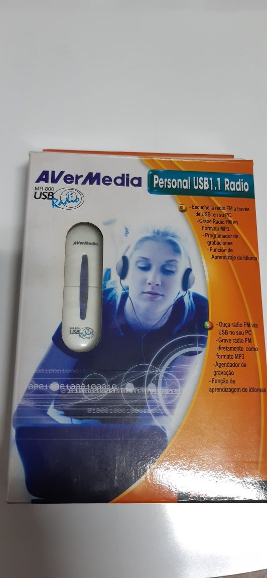 Aver Média Personal USB Rádio