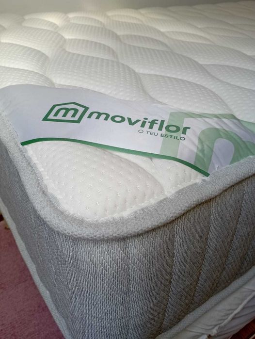 Colchão Moviflor de Molas Ensacadas 195x90x25cm como NOVO