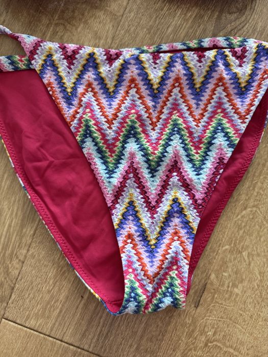 Bikini, stroj kapielowy Calzedonia, trojkat, wielokolorowy