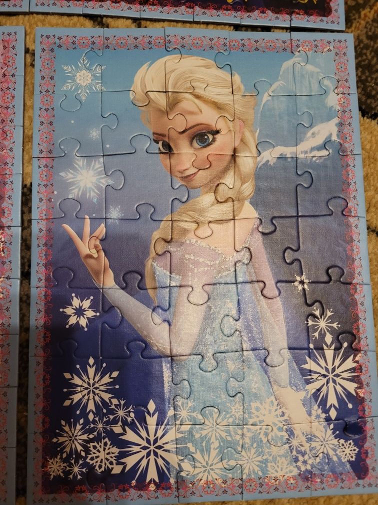 Puzzle 4in1 frozen
