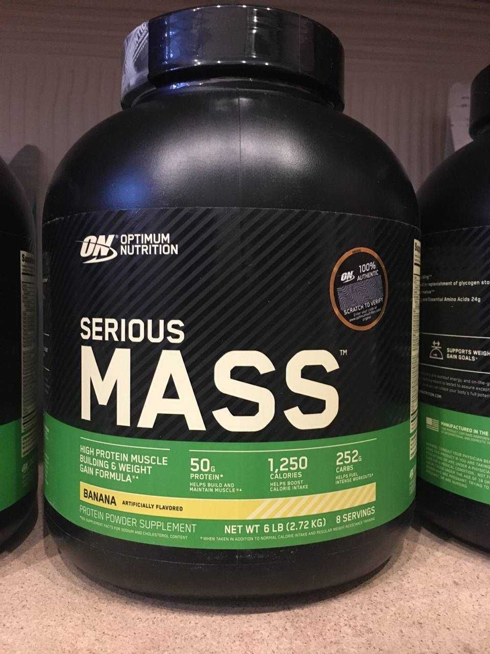 США • ГЕЙНЕР Serious Mass Optimum Nutrition 2720 г • ОРИГІНАЛ