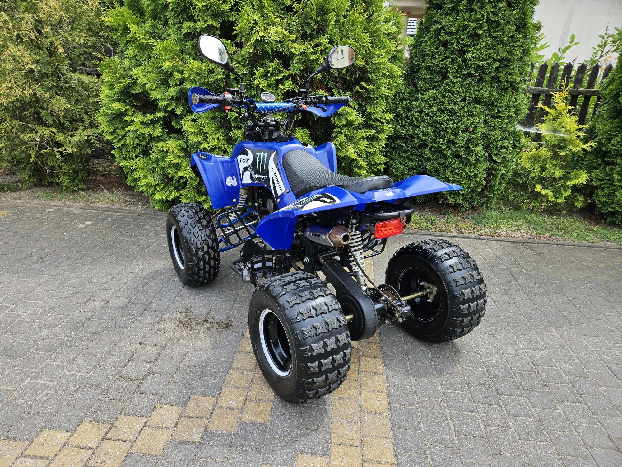 Quad Bombardier 125cc półautomat 3+1, 8", xtr kxd varia hummer