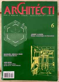 Revistas arquitetura Architéti numero 4 e 6. Ano 1990