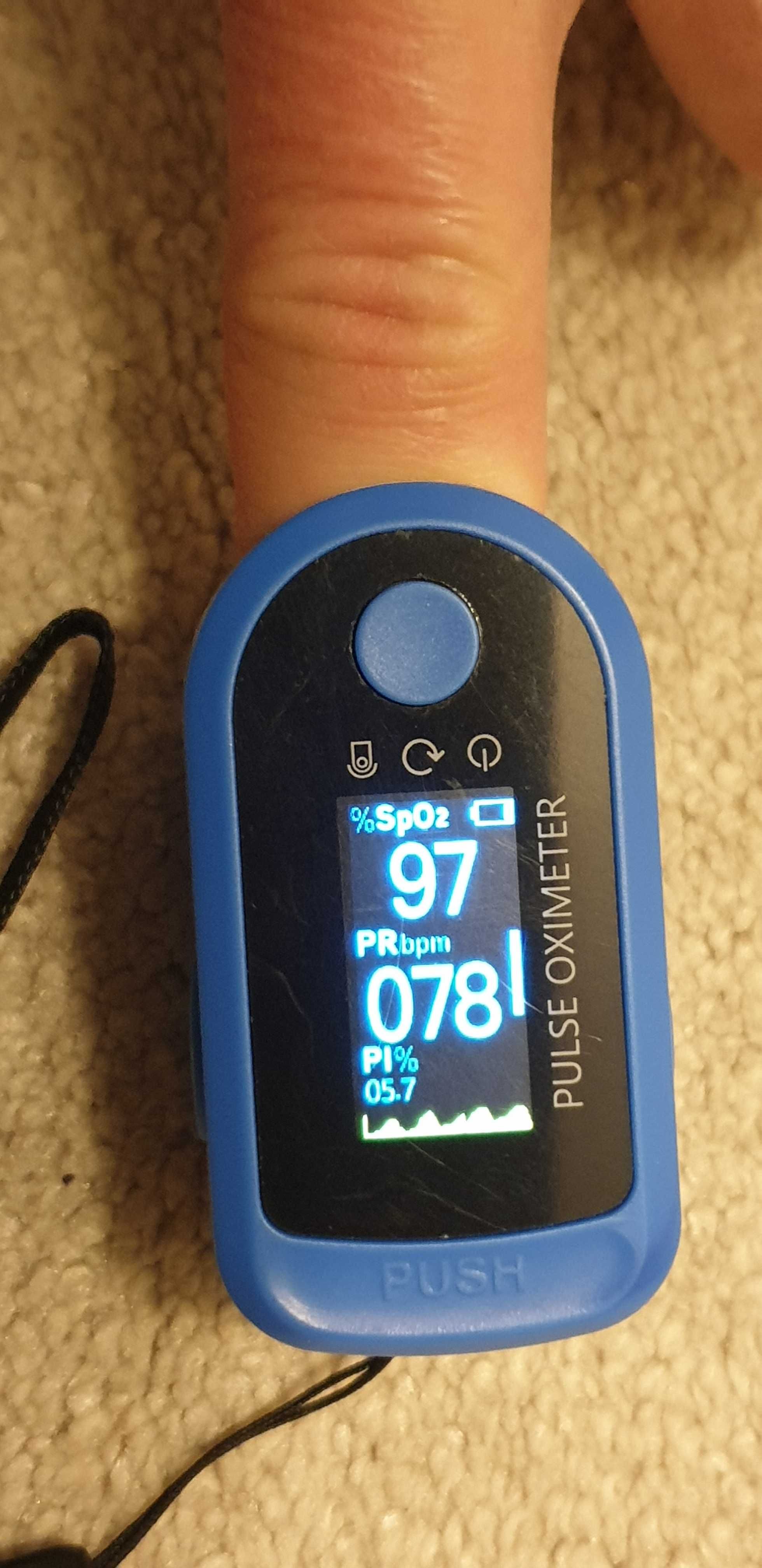 Pulsooksymetr z Bluetooth