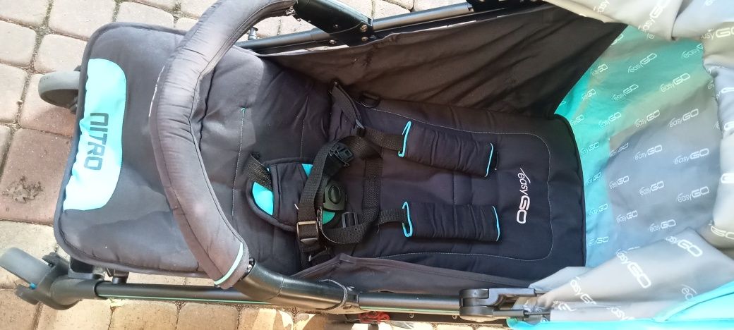 Wózek easygo easy go spacerowy parasolka laska