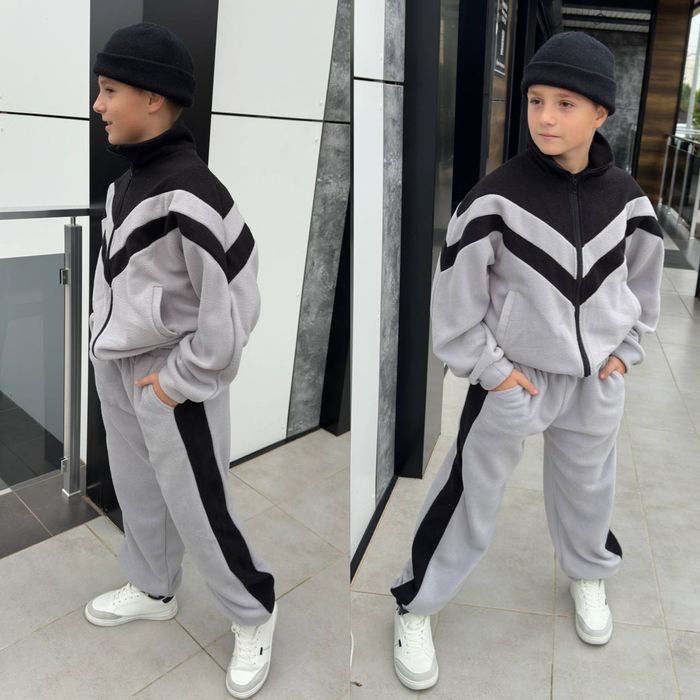 ‼️Дитячий флісовий костюм. Щільний фліс!!! Р: 134-140,146-152,158-164