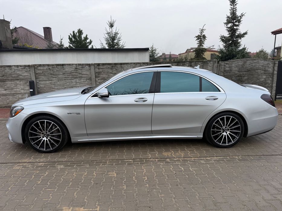 Mercedes S450 Long Amg telewizory z tylu zamiana
