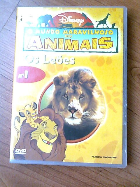 DVD O mundo dos animais Leões