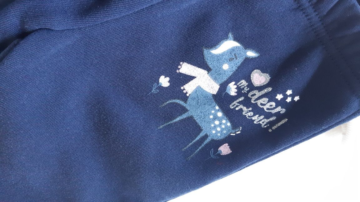 komplet spodnie i bluza z jelonkiem 86