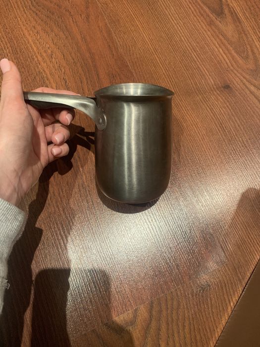 Dzbanek metalowy Tchibo do spieniania Spieniacz Tchibo reczny