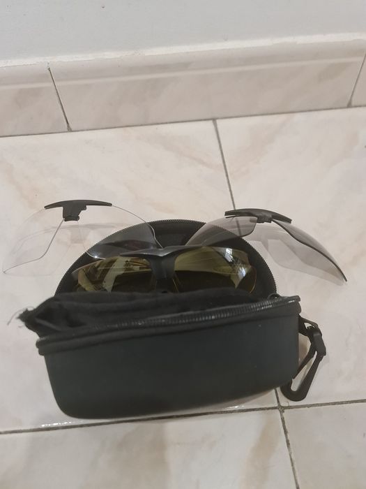 Óculos de proteção com 3 lentes