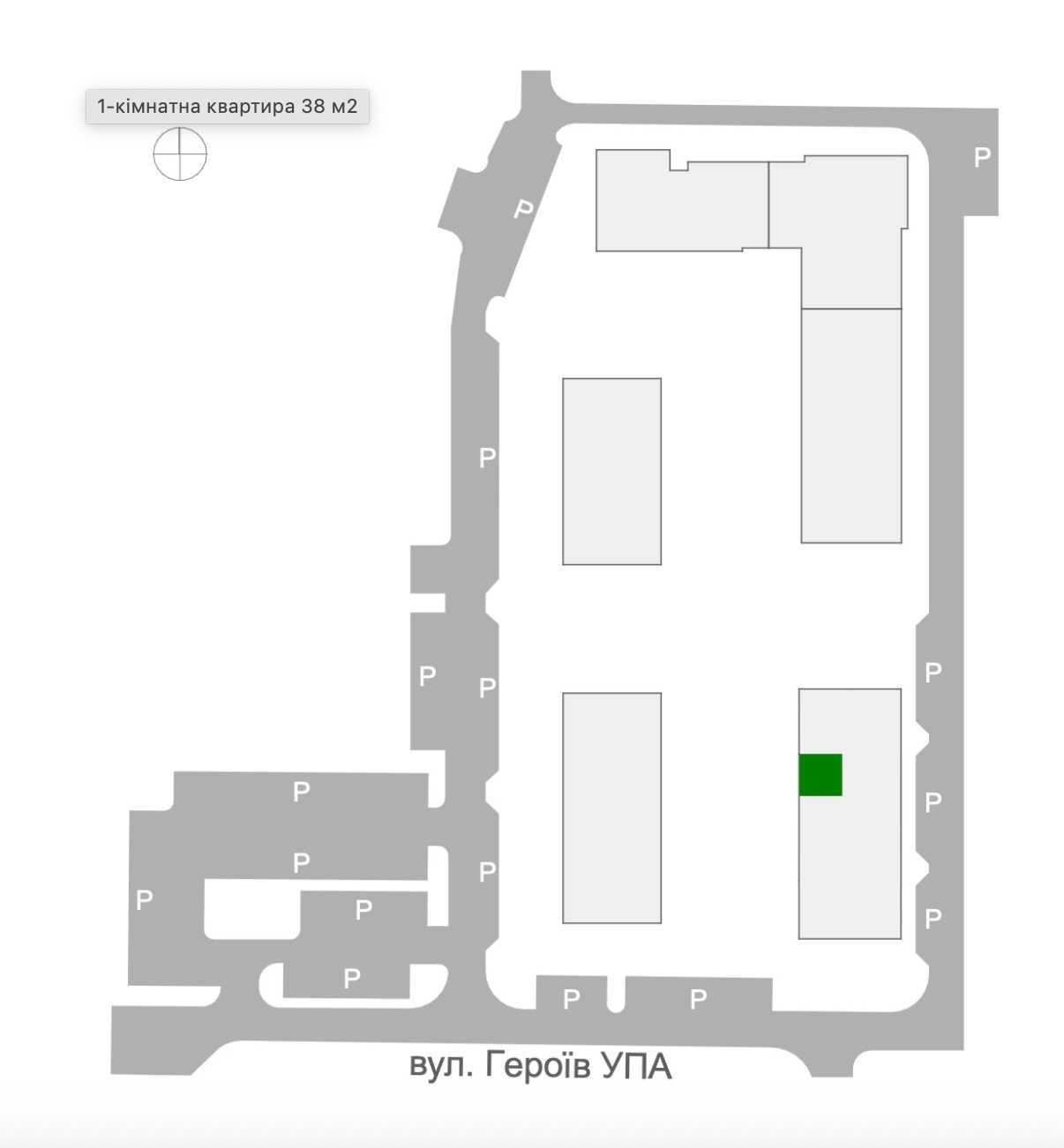 Продаж ( єОселя )1-кімнатної квартири 38,0 кв. м. Сокаль (центр міста)