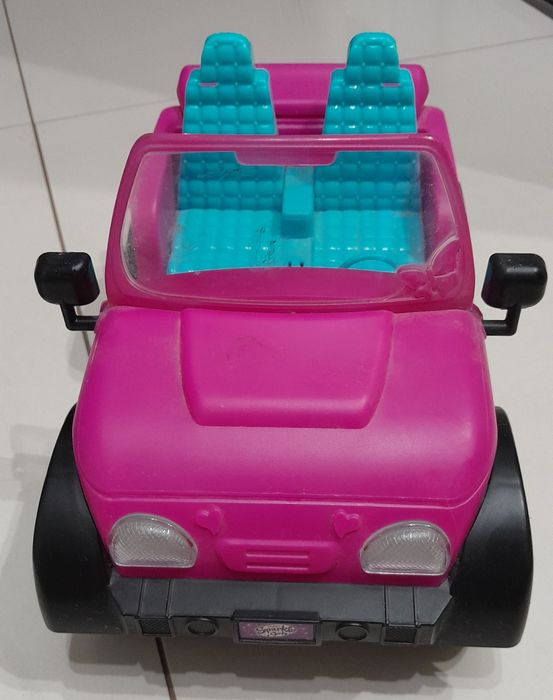 Kamper dla Barbi Auto jeep + przyczepa