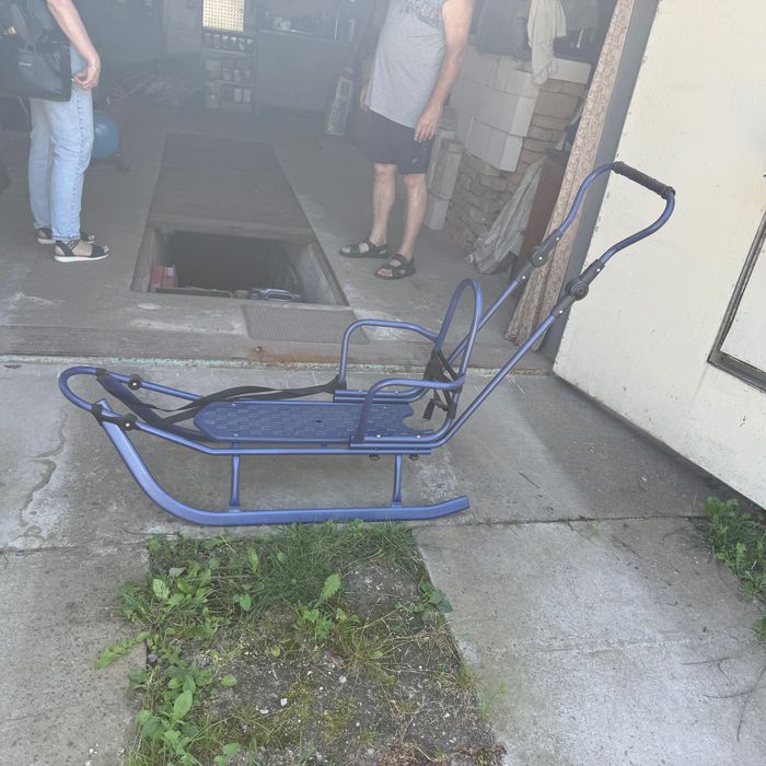 Санки сині для хлопчика