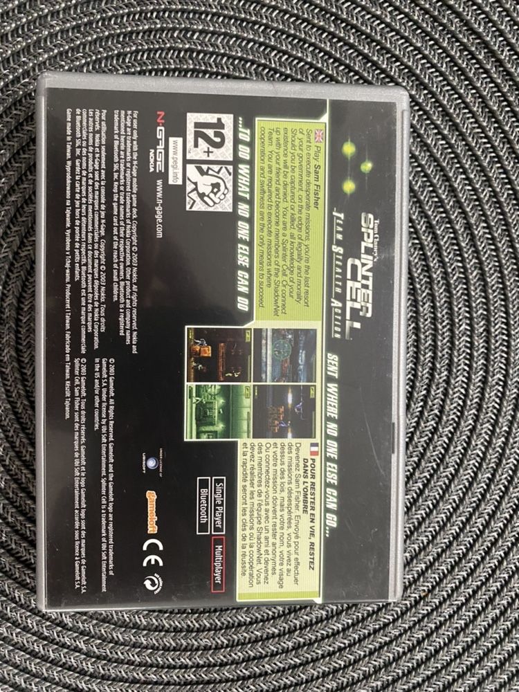 Gra nokia n-gage gra Splinter Cell Chaos Theory jak nowa