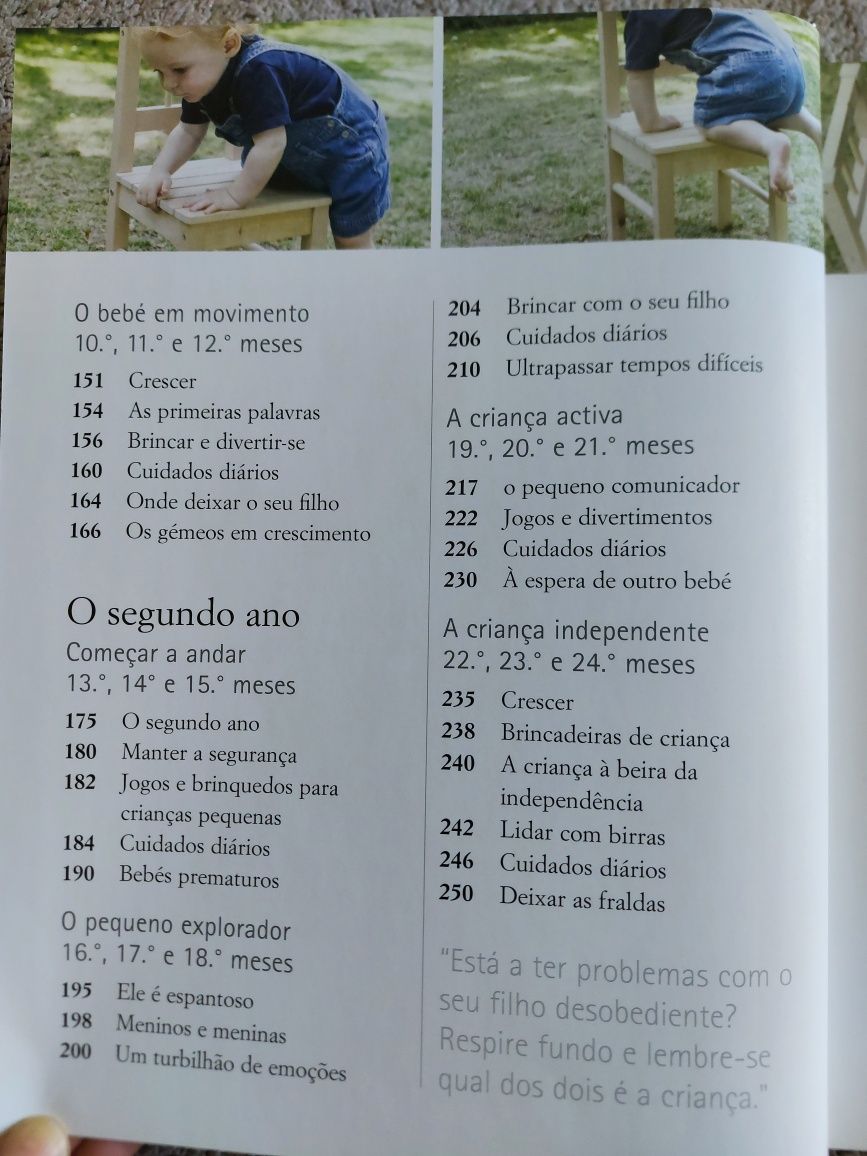 Livro - O seu bebé- Mês a Mês