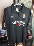 Koszulka Real Madryt 2002 czarna vintage