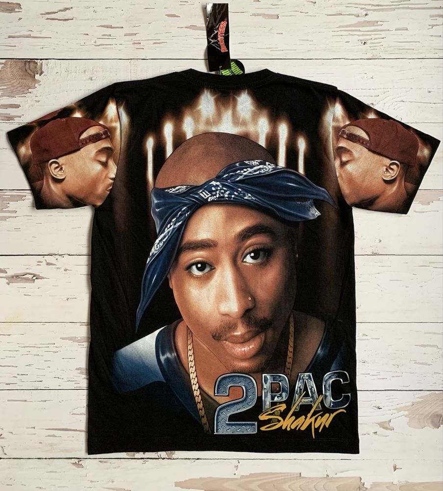 Koszulka Męska 2Pac Tupac Shakur Rock Tees S Rap Hip Hop Unikat Nowa !