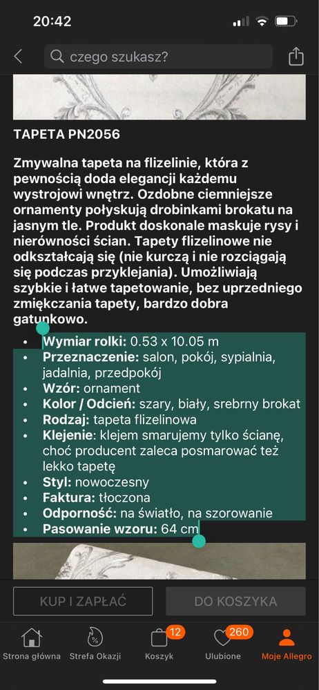 Tapeta glamour ornament brokat okazja 11 rolek !