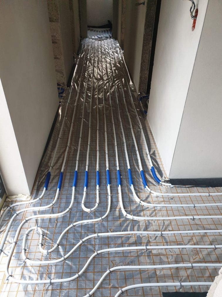 Ogrzewanie podłogowe dom remont cena za metr z materiałem hydraulik