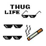 Óculos thug life