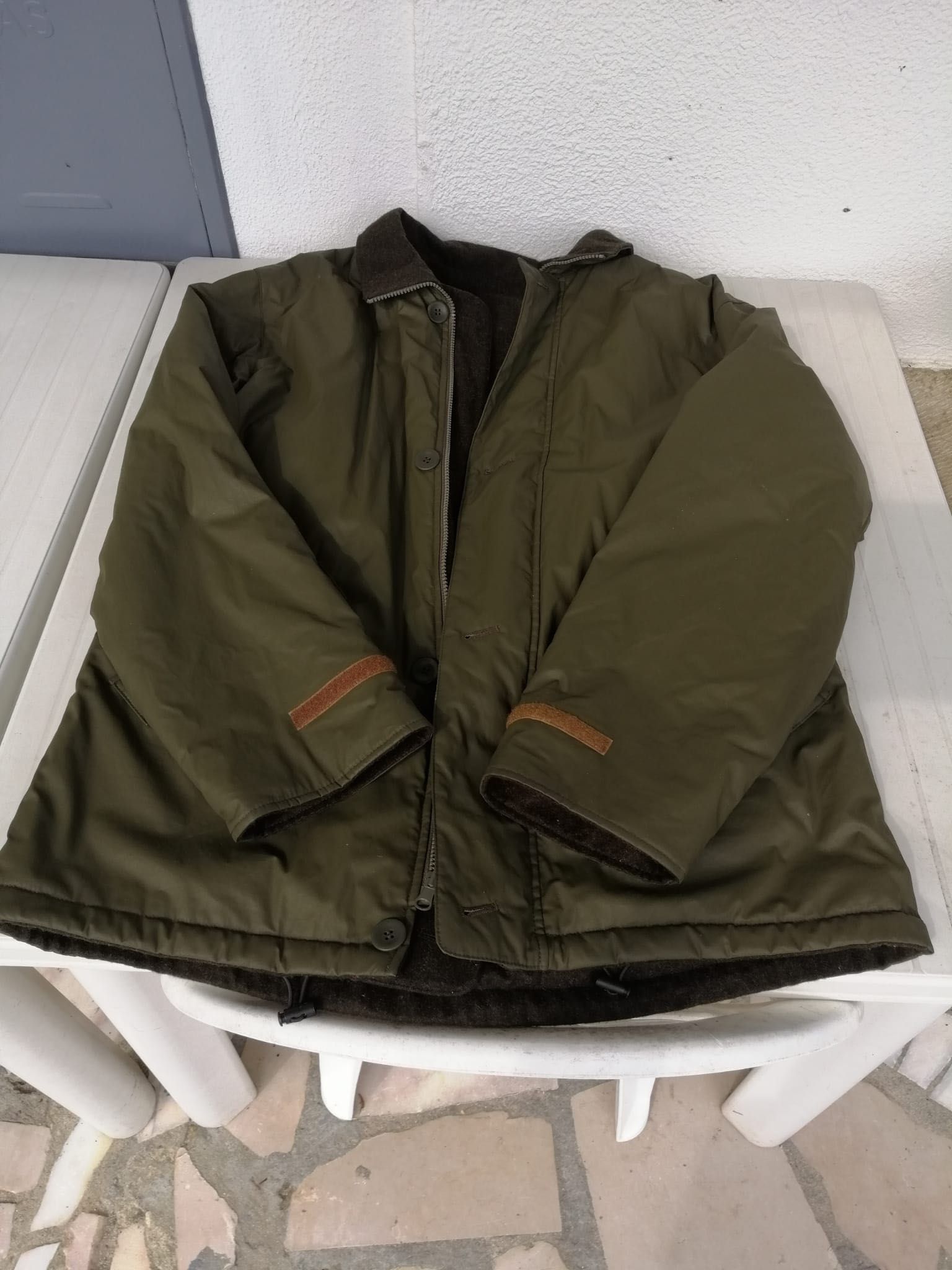 Parka Reversível para caça
