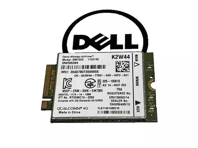 4G LTE Dell 3340 E5250/5250 E5450/5450 E5550/5550 E7250/7250 E7450