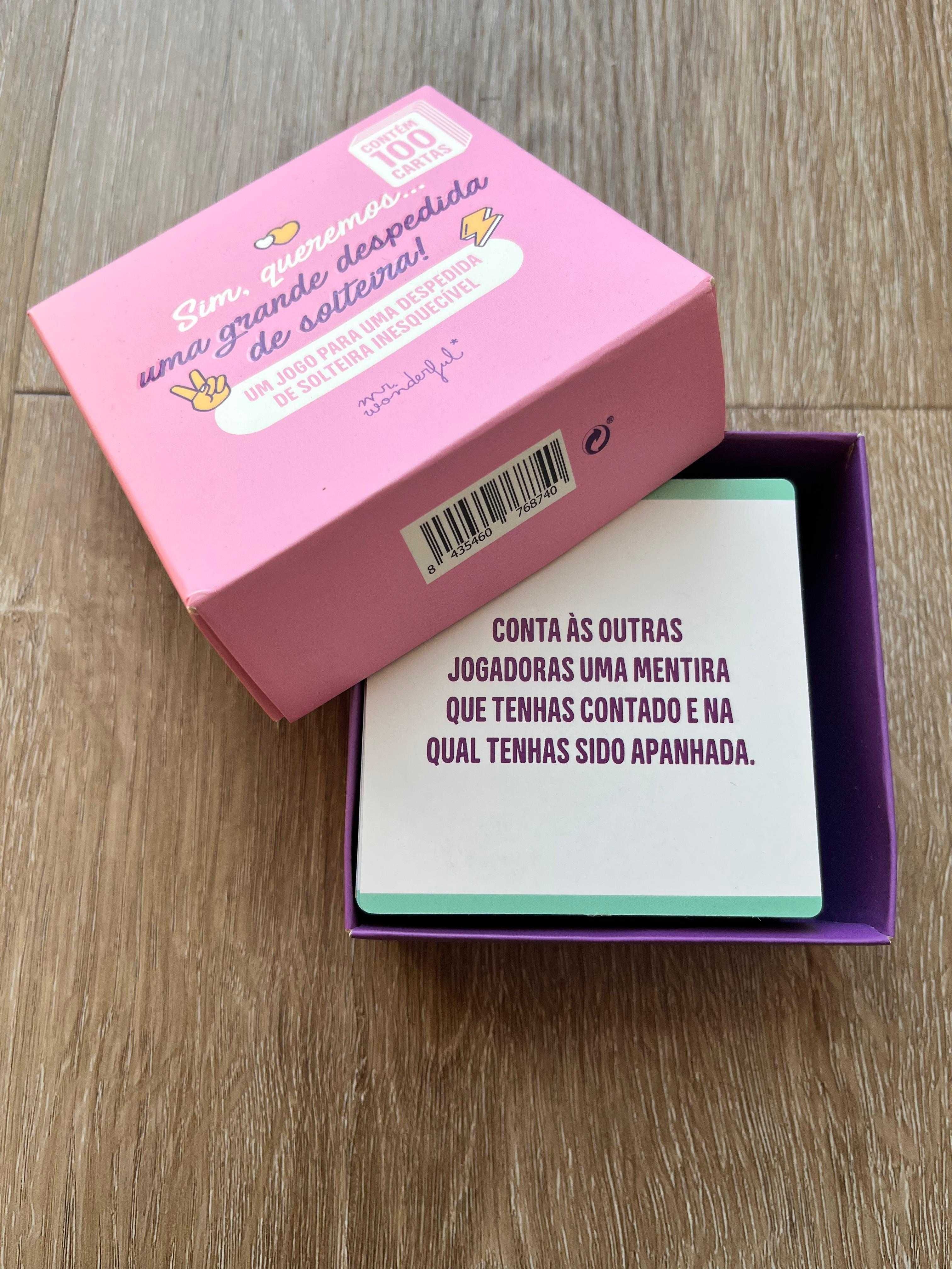 Jogo de cartas Mr Wonderful despedida de solteira